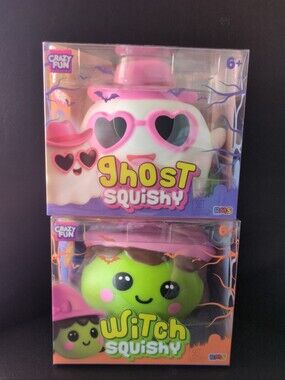 Crazy Fun Witch and Ghost Squishy Bundle